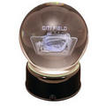 Crystal Ball Music Box w/ Laser Image - Citizens Bank Park